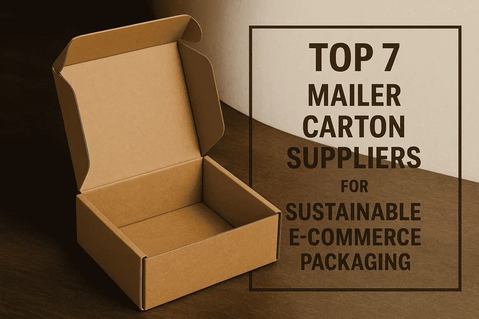 Top 7 Mailer Carton Suppliers for Sustainable E-commerce Packaging